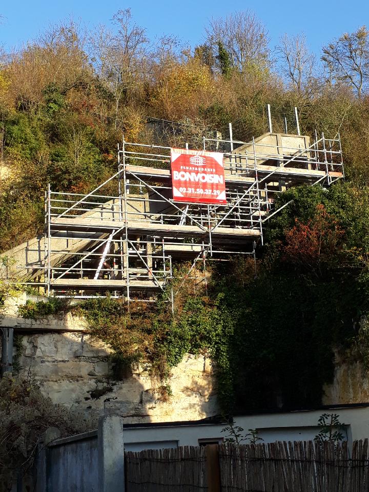 échafaudage escalier Saint Lô